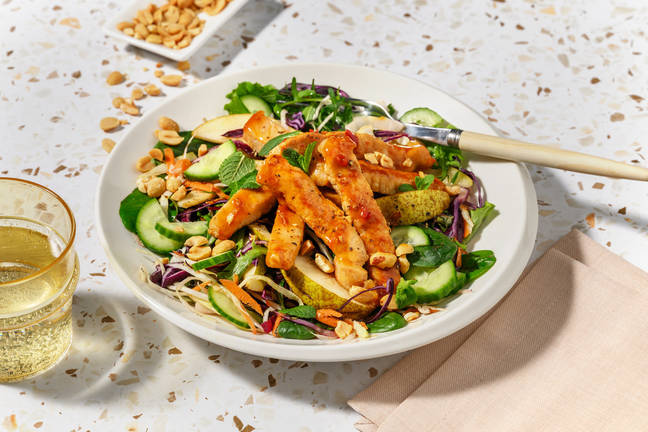 Quick Sweet Chilli Pork & Slaw Bowl