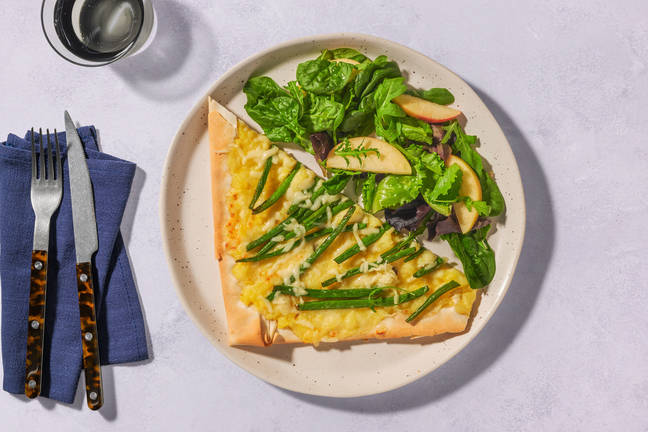 Loaded Green Bean & Potato Filo Galette