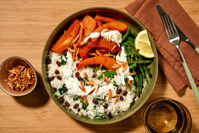 Turkish Roast Pumpkin & Jewelled Rice 