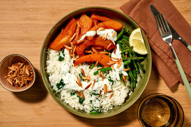 Turkish-Spiced Roast Pumpkin & Garlic Yoghurt