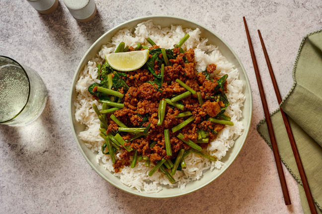 Ginger Beef, Pork & Veggie Stir-Fry