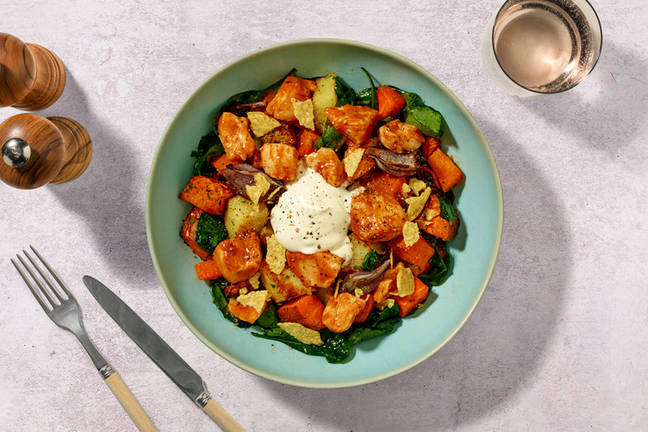 Chipotle-Glazed Chicken & Loaded Veggie Toss