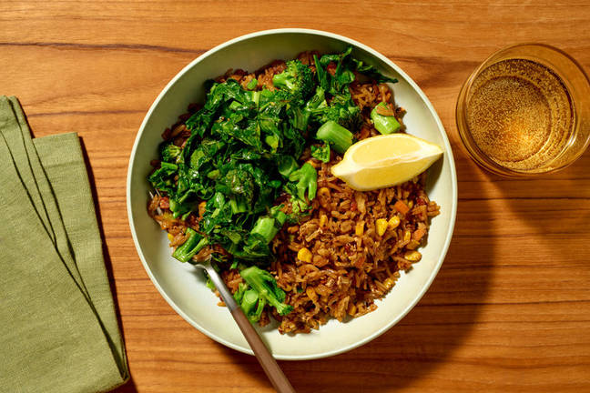 Crispy Bacon & Rapid Veggie Fried Rice