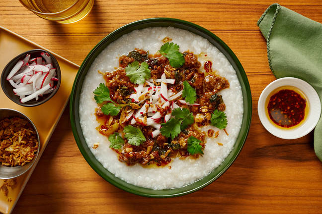 Chinese BBQ Beef & Ginger Congee