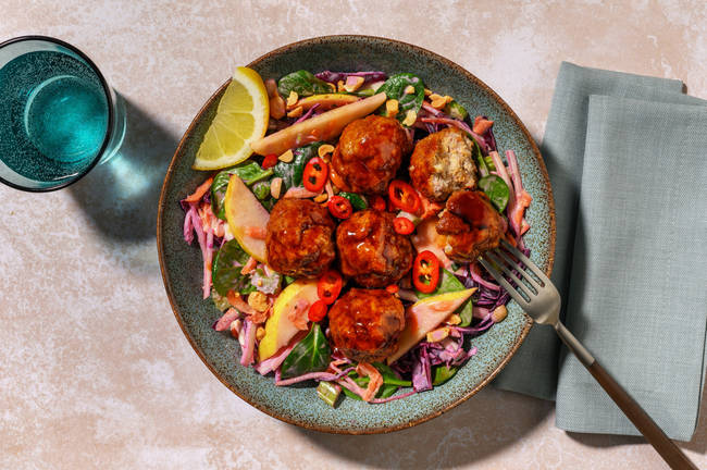 Honey-Soy & Ginger Pork Meatballs