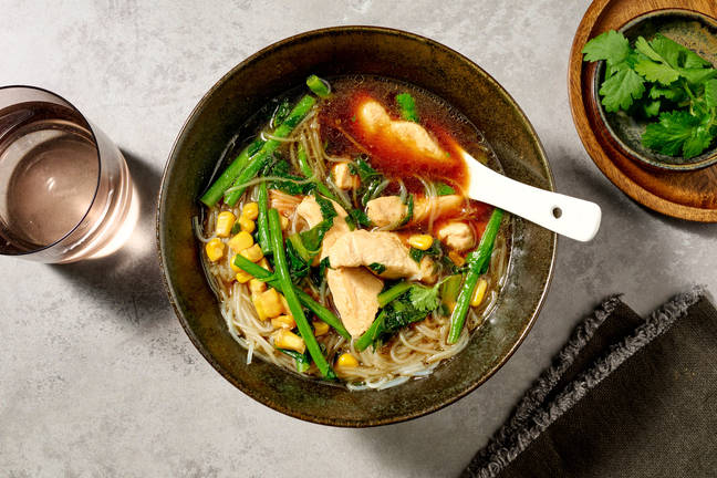 One-Pot Vietnamese Chicken Noodle Soup