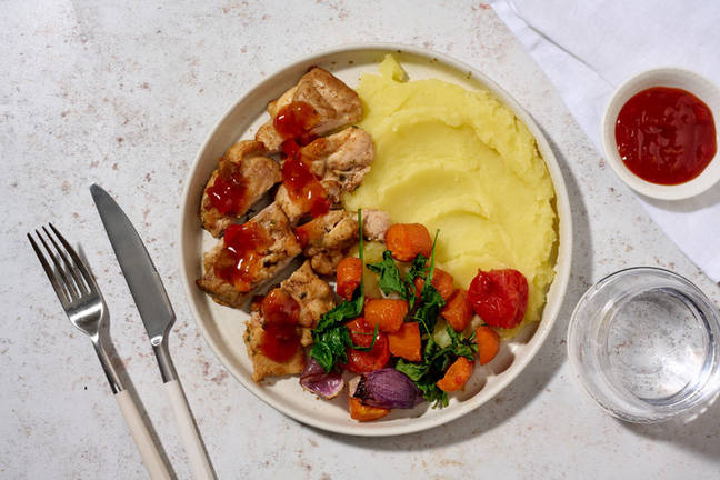 Pre-Marinated Chicken & Veggie Traybake