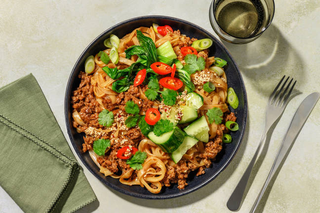 Umami Beef & Garlic-Chilli Oil Rice Noodles
