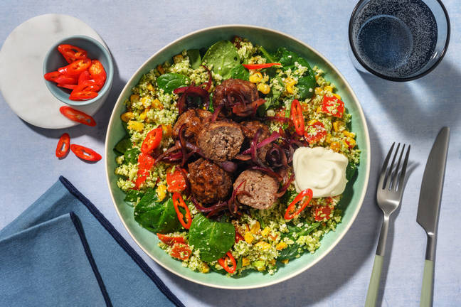 Sticky Beef & Pork Meatballs