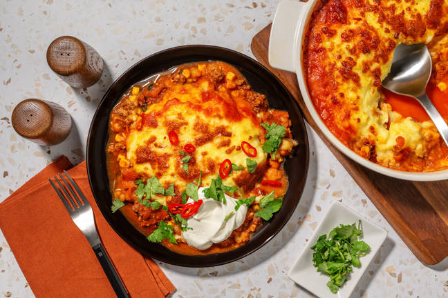 Loaded Tex-Mex Beef & Pork Pie