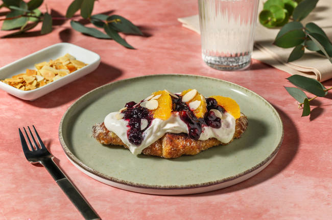 Spiced Croissant French Toast & Yoghurt