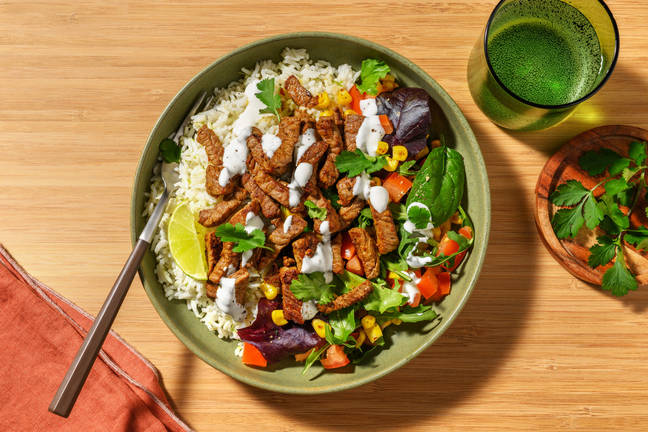 Mexican Beef & Zesty Rice Bowl
