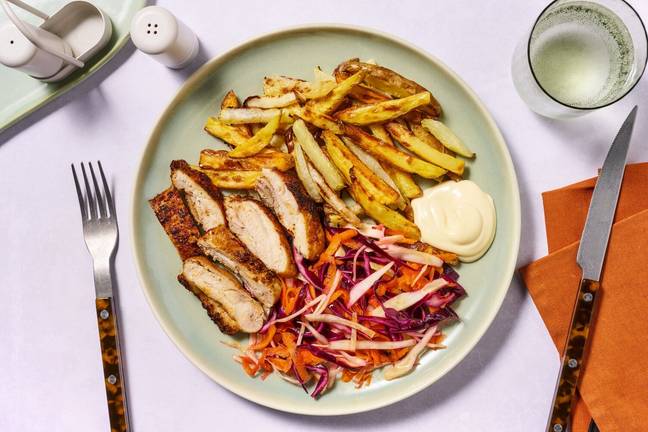 Pre-Marinated Chicken & Baked Veggie Fries