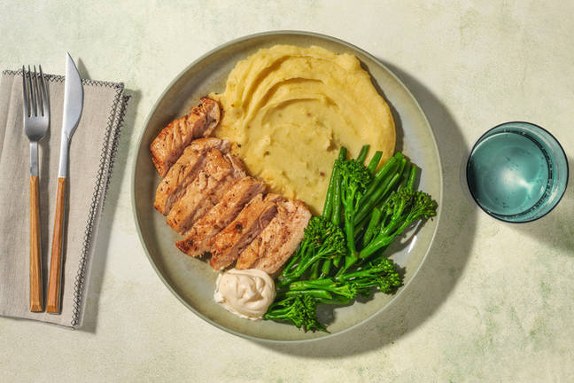 Honey Garlic Chicken & Creamy Mash