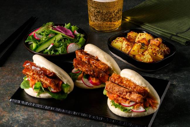 Korean-Style Pork & Kimchi Bao Buns