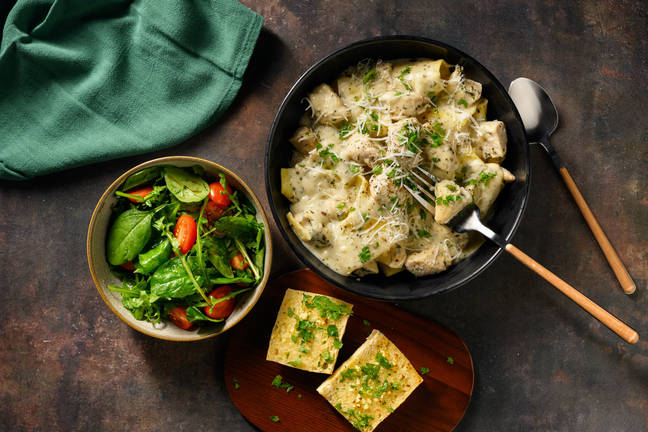 Cheat's Chicken Alfredo Pappardelle Feast