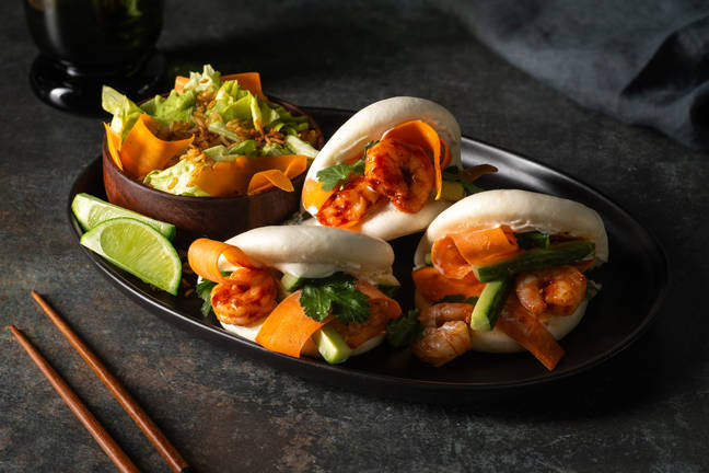 Tom Yum Prawn Bao Buns Banquet