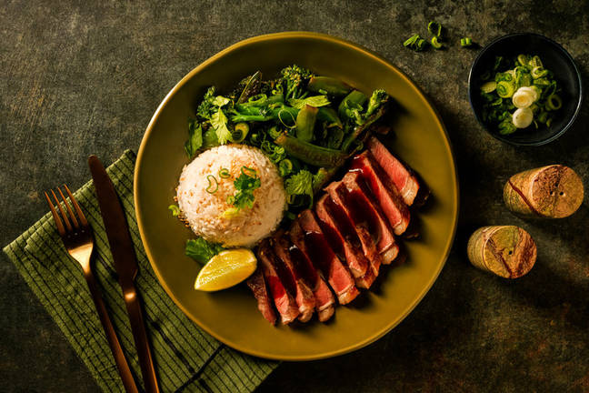 Premium Umami Beef Sirloin & Sesame Rice