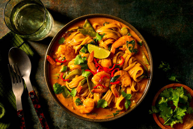 Rich Singaporean Prawn & Coconut Laksa