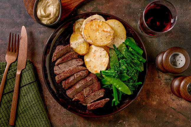 Roast Beef Sirloin & Dauphinoise Potatoes
