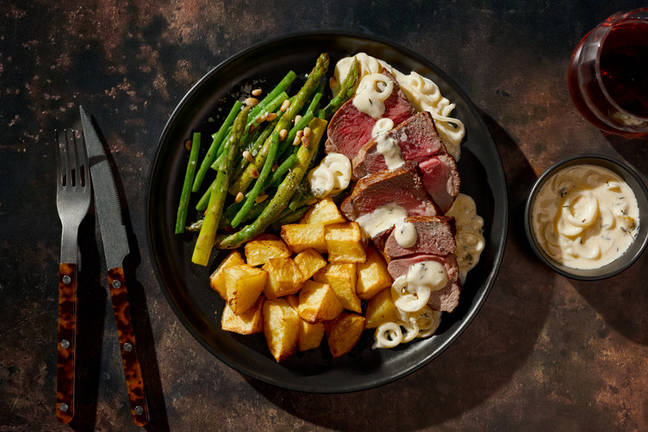 Roast Beef Tri Tip & Decadent Onion Sauce 