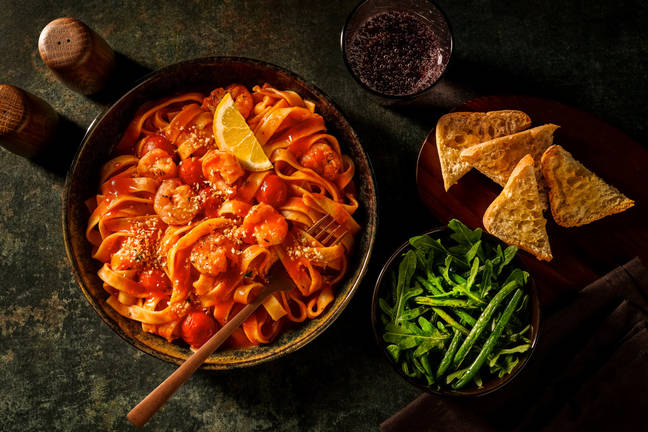 Luxe Prawn Fresh Fettuccine Arrabbiata