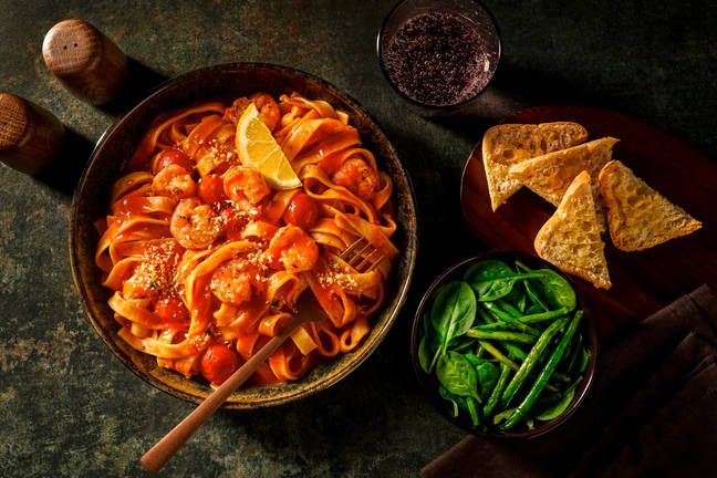 Luxe Prawn Fresh Fettuccine Arrabbiata
