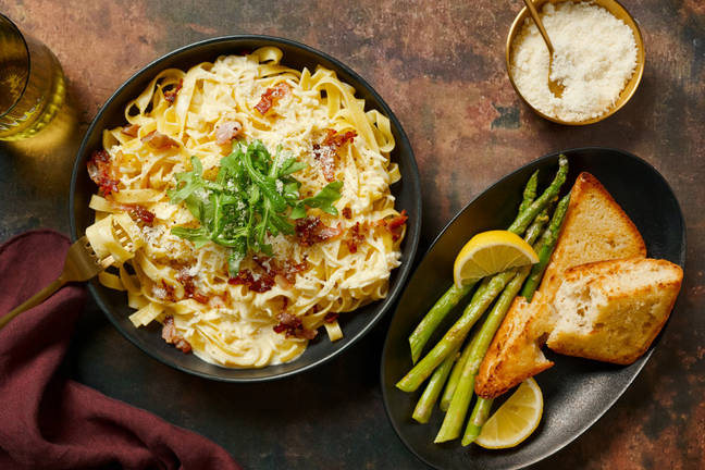 Bacon, Gruyere & Fresh Fettuccine Carbonara