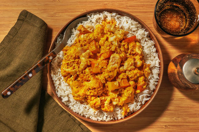 Indian-Style White Fish & Cauliflower Curry