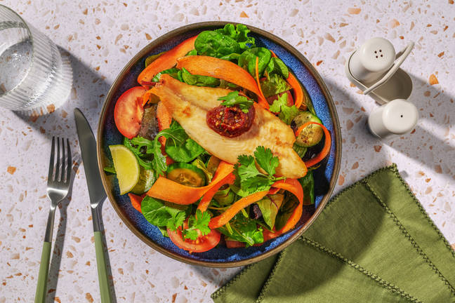 Spicy Sambal White Fish & Carrot Salad 