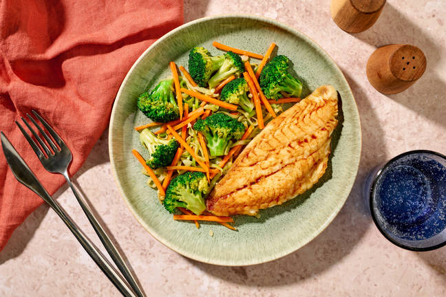 Soy-Ginger Glazed White Fish