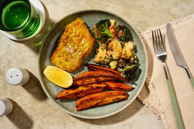 Lemon Butter White Fish & Kūmara Wedges