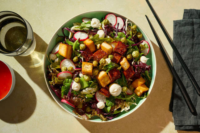 Sweet Chilli Tofu & Japanese-Style Salad