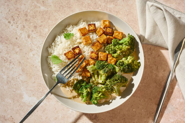 Express Malaysian Tofu & Broccoli Curry