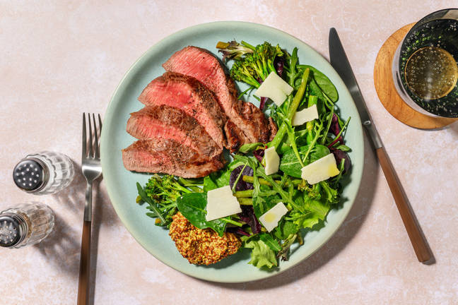 Seared Beef & Balsamic Green Bean Salad