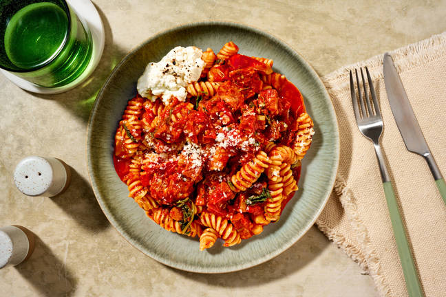 Superquick Chorizo & Ricotta Fusilli