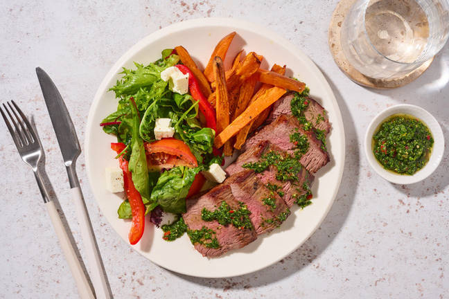 Seared Beef Rump & Mojo Verde Sauce