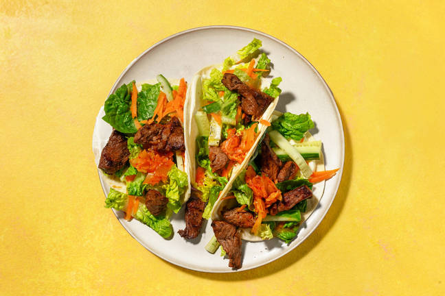 Speedy Korean-Style Gochujang Beef Tacos