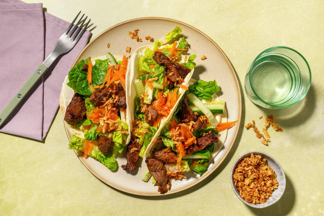 Speedy Korean Gochujang Beef Tacos