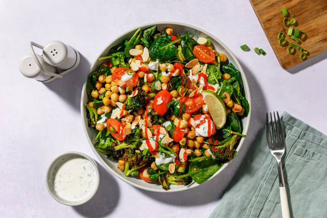 Roast Chickpea & Broccoli Super Salad