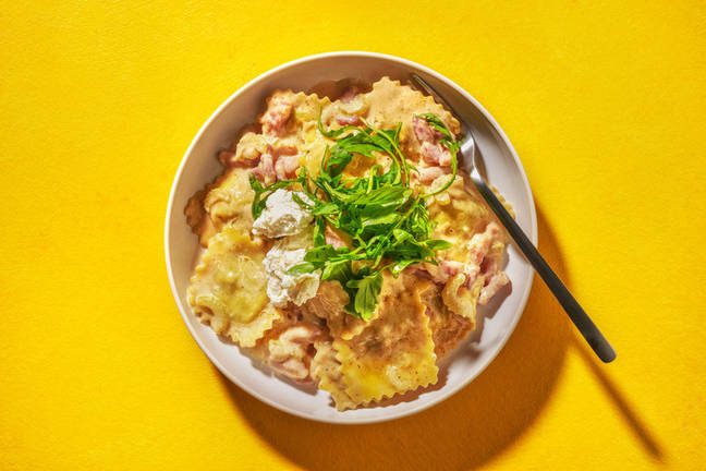 Nonna’s Quickest Bacon & Pumpkin Ravioli