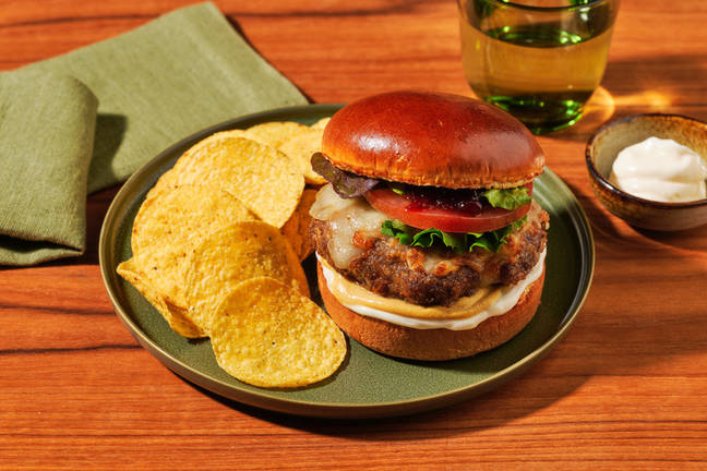 Foolproof Cheesy Beef & Relish Burger