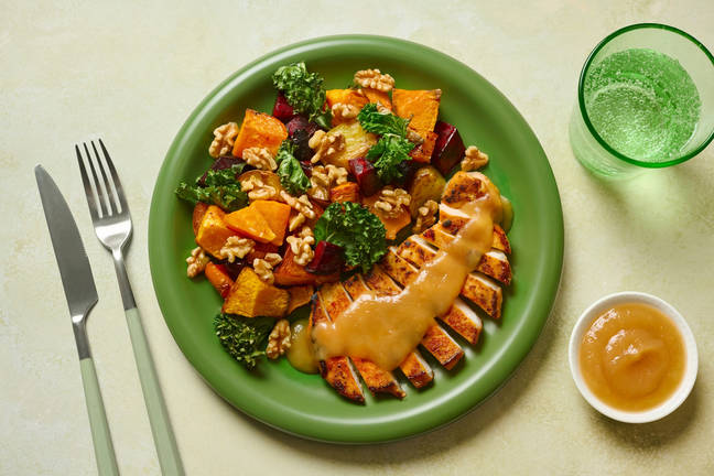 Paprika-Spiced Pork & Apple Sauce