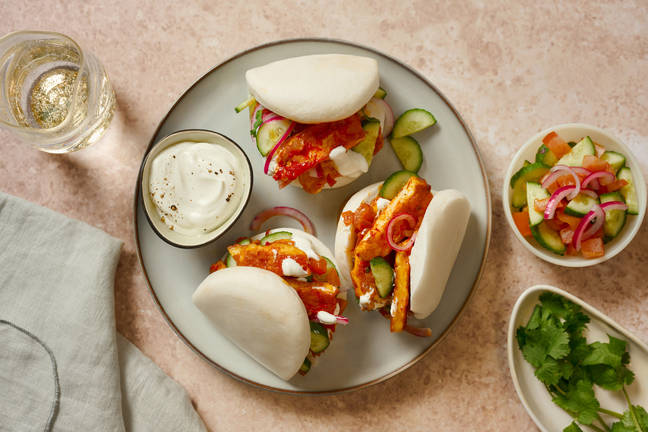Fusion bao buns met paneer masala