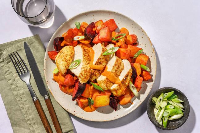 Oven-Baked Red Thai Chicken Curry