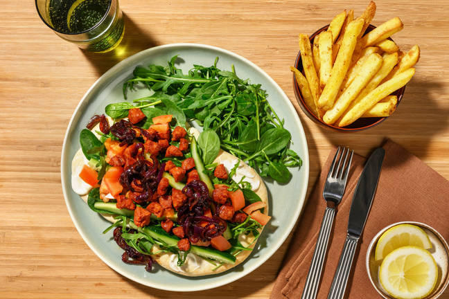 Loaded Chorizo & Sticky Onion Flatbreads