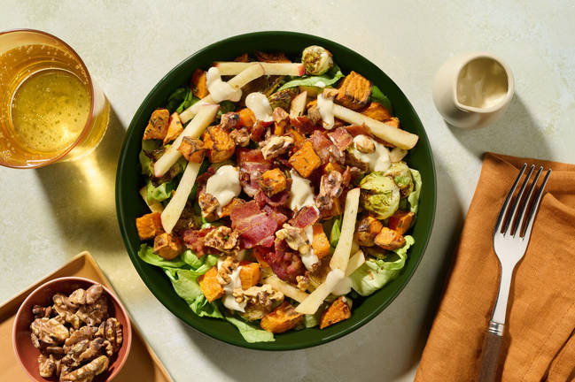 Crispy Bacon & Brussels Sprout Salad
