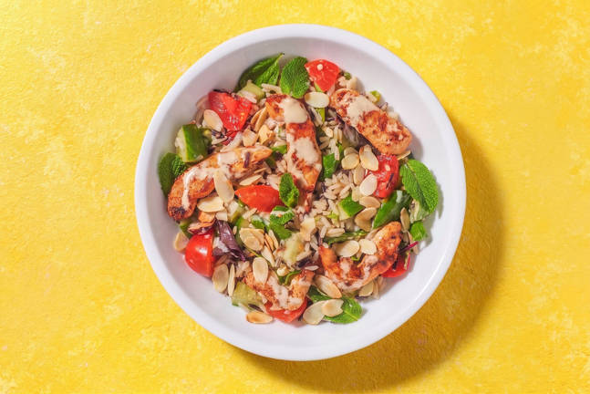 Fast Middle Eastern Chicken & Wild Rice Bowl