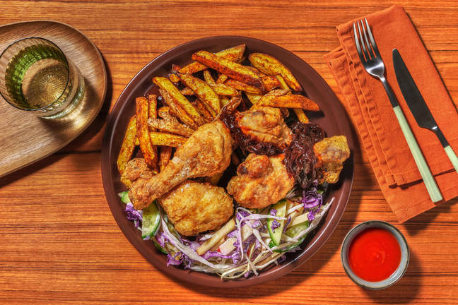Kentucky-Style Fried Chicken & Onion Gravy