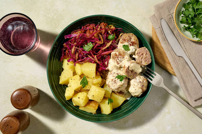 Königsberger-Style Beef & Pork Meatballs 